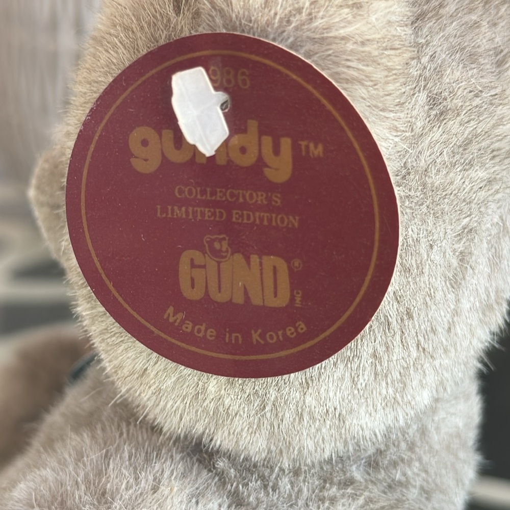 New In Box. GUND Limited Edition Bear. 1986. - Picture 5 of 10